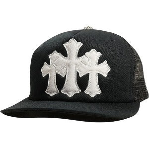 CHROME HEARTS クロム・ハーツ TRUCKER CAP NEW 3 CEM CRS BLACK/WHITE メッシュキャップ 黒 Size 【フリー】 【新古品・未使用品】 20818950