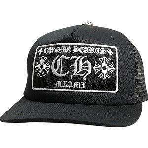 CHROME HEARTS クロム・ハーツ MIAMI TRUCKER CAP BLACK マイアミ限定メッシュキャップ 黒 Size 【フリー】 【新古品・未使用品】 20818954