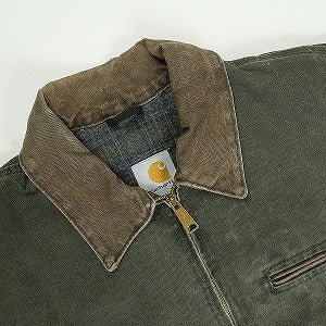 VINTAGE ヴィンテージ Carhartt Detroit Jacket Regular Feded Moss Green デトロイトジャケット オリーブ Size 【L】 【中古品-良い】 20818976