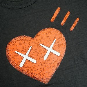 HUMAN MADE ヒューマンメイド ×KAWS T-Shirt #6 HEART Tシャツ XX22TE008 黒 Size 【XXL】 【中古品-ほぼ新品】 20818980