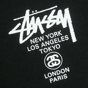 STUSSY ステューシー 25SS WORLD TOUR HOODIE BLACK パーカー 黒 Size 【S】 【新古品・未使用品】 20818997