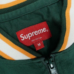 SUPREME シュプリーム 17SS Half Zip S/S Baseball Top Green 半袖シャツ 緑 Size 【M】 【中古品-良い】 20819056