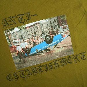 SUPREME シュプリーム 13AW Anti Establishment Tee Moss Tシャツ カーキ Size 【M】 【中古品-良い】 20819059