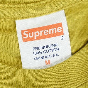 SUPREME シュプリーム 16SS Berry Tee Dark Gold Tシャツ 黄 Size 【M】 【中古品-良い】 20819062