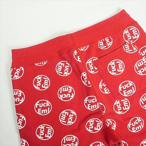 SUPREME シュプリーム 14AW Fuck' Em Sweatshort Red ショーツ 赤 Size 【M】 【中古品-良い】 20819070