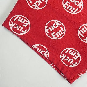 SUPREME シュプリーム 14AW Fuck' Em Sweatshort Red ショーツ 赤 Size 【M】 【中古品-良い】 20819070