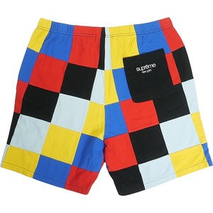 SUPREME シュプリーム 18AW Patchwork Pique Short Red ショーツ 赤 Size 【M】 【中古品-良い】 20819072