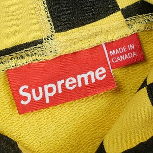SUPREME シュプリーム 13SS Checkered Pullover Yellow パーカー 黄 Size 【M】 【中古品-良い】 20819077