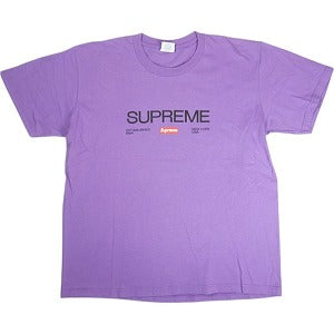 SUPREME シュプリーム 21AW Est. 1994 Tee Purple Tシャツ 紫 Size 【M】 【中古品-良い】 20819089