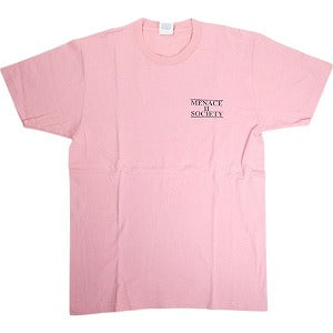 SUPREME シュプリーム 14SS Menace Tee Pink Tシャツ ピンク Size 【M】 【中古品-良い】 20819093