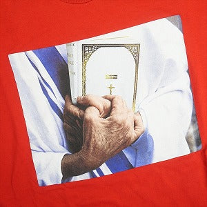 SUPREME シュプリーム 19AW Bible Tee Red Tシャツ 赤 Size 【M】 【中古品-非常に良い】 20819098