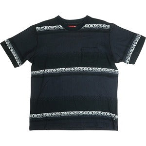 SUPREME シュプリーム 07SS Jacquard Stripe Tee Tシャツ 黒 Size 【M】 【中古品-良い】 20819101