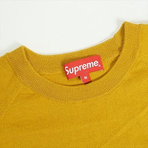 SUPREME シュプリーム Border Knit S/S Sweater 半袖ニットセーター マスタード Size 【M】 【中古品-良い】 20819102