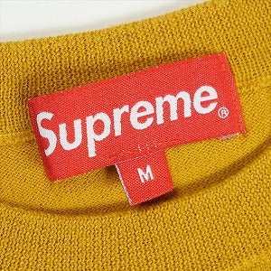 SUPREME シュプリーム Border Knit S/S Sweater 半袖ニットセーター マスタード Size 【M】 【中古品-良い】 20819102