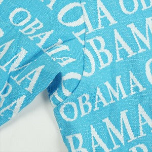 SUPREME シュプリーム 18AW Obama Jacquard S/S Top Bright Blue Tシャツ 水色 Size 【M】 【中古品-良い】 20819103