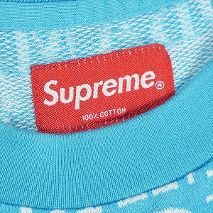 SUPREME シュプリーム 18AW Obama Jacquard S/S Top Bright Blue Tシャツ 水色 Size 【M】 【中古品-良い】 20819103