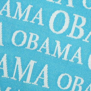 SUPREME シュプリーム 18AW Obama Jacquard S/S Top Bright Blue Tシャツ 水色 Size 【M】 【中古品-良い】 20819103