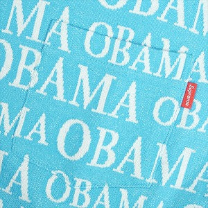 SUPREME シュプリーム 18AW Obama Jacquard S/S Top Bright Blue Tシャツ 水色 Size 【M】 【中古品-良い】 20819103