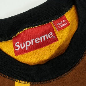 SUPREME シュプリーム 15SS S/S Logo Crewneck 半袖クルーネックスウェット オレンジ Size 【M】 【中古品-良い】 20819105