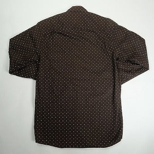 SUPREME シュプリーム Polka Dot L/S BD Shirt Brown 長袖シャツ 茶 Size 【M】 【中古品-非常に良い】 20819111