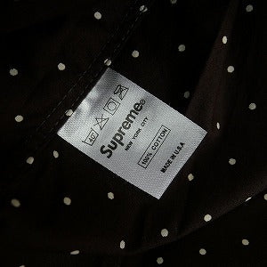 SUPREME シュプリーム Polka Dot L/S BD Shirt Brown 長袖シャツ 茶 Size 【M】 【中古品-非常に良い】 20819111