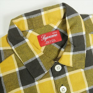 SUPREME シュプリーム Block Check Flannel Shirt 長袖シャツ 黄 Size 【M】 【中古品-非常に良い】 20819116