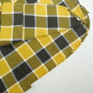 SUPREME シュプリーム Block Check Flannel Shirt 長袖シャツ 黄 Size 【M】 【中古品-非常に良い】 20819116
