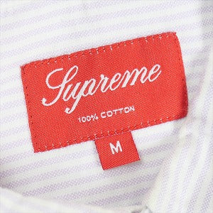 SUPREME シュプリーム Oxford BD L/S Shirt 長袖シャツ 白紫 Size 【M】 【中古品-非常に良い】 20819117