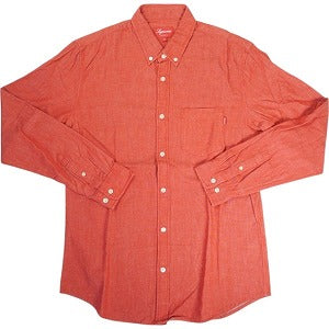 SUPREME シュプリーム L/S Oxford Shirt 長袖シャツ 赤 Size 【M】 【中古品-非常に良い】 20819127