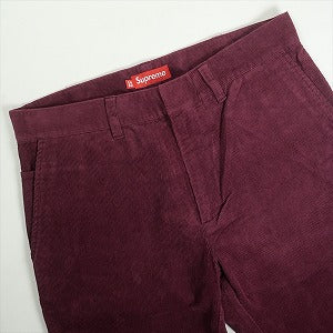 SUPREME シュプリーム Corduroy Work Pant ワークパンツ バーガンディー Size 【W32】 【中古品-良い】 20819135