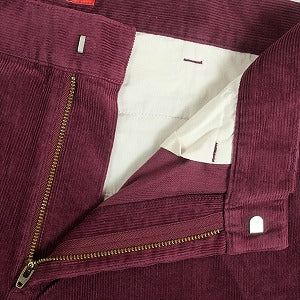 SUPREME シュプリーム Corduroy Work Pant ワークパンツ バーガンディー Size 【W32】 【中古品-良い】 20819135