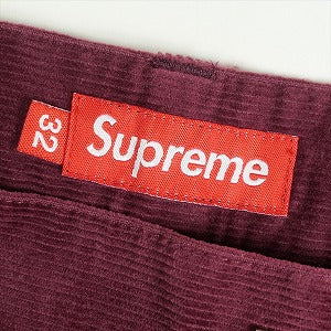 SUPREME シュプリーム Corduroy Work Pant ワークパンツ バーガンディー Size 【W32】 【中古品-良い】 20819135