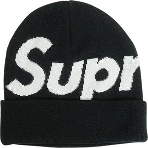 SUPREME シュプリーム 24AW Big Logo Beanie Black ビーニー 黒 Size 【フリー】 【中古品-非常に良い】 20819150