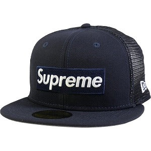 SUPREME シュプリーム 23SS Box Logo Mesh Back New Era Navy ニューエラキャップ 紺 Size 【7　5/8(L)】 【新古品・未使用品】 20819151
