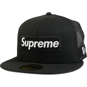 SUPREME シュプリーム 23SS Box Logo Mesh Back New Era Black ニューエラキャップ 黒 Size 【7　5/8(L)】 【新古品・未使用品】 20819152