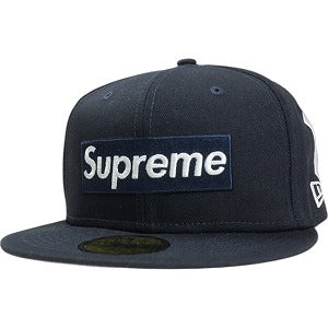 SUPREME シュプリーム ×New York Yankees 21AW Box Logo New Era Navy ボックスロゴニューエラキャップ 紺 Size 【7　1/2(L)】 【新古品・未使用品】 20819154