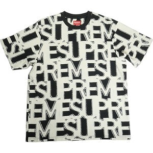 SUPREME シュプリーム 20SS Spellout S/S Top Tシャツ 黒白 Size 【M】 【中古品-非常に良い】 20819171