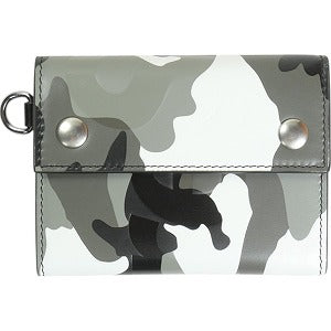 SUPREME シュプリーム 25SS Leather Chain Wallet Snow Camo レザーチェーンウォレット 白灰 Size 【フリー】 【新古品・未使用品】 20819190