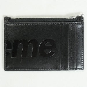 SUPREME シュプリーム 25SS Leather Zip Card Holder Black レザーカードケース 黒 Size 【フリー】 【新古品・未使用品】 20819191