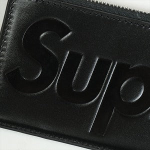 SUPREME シュプリーム 25SS Leather Zip Card Holder Black レザーカードケース 黒 Size 【フリー】 【新古品・未使用品】 20819191