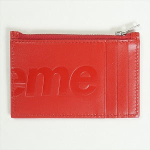 SUPREME シュプリーム 25SS Leather Zip Card Holder Red レザーカードケース 赤 Size 【フリー】 【新古品・未使用品】 20819193