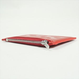 SUPREME シュプリーム 25SS Leather Zip Card Holder Red レザーカードケース 赤 Size 【フリー】 【新古品・未使用品】 20819193