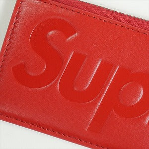 SUPREME シュプリーム 25SS Leather Zip Card Holder Red レザーカードケース 赤 Size 【フリー】 【新古品・未使用品】 20819193