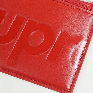 SUPREME シュプリーム 25SS Leather Zip Card Holder Red レザーカードケース 赤 Size 【フリー】 【新古品・未使用品】 20819193