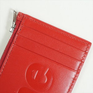 SUPREME シュプリーム 25SS Leather Zip Card Holder Red レザーカードケース 赤 Size 【フリー】 【新古品・未使用品】 20819193