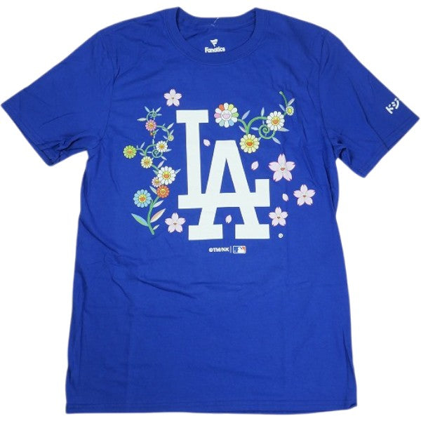 村上隆 ムラカミタカシ ×MLB Dodgers Shirts Blue Tシャツ 青 Size 【L 