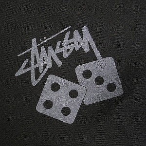 STUSSY ステューシー 25SS DICE TEE PIGMENT DYED BLACK Tシャツ 黒 Size 【S】 【新古品・未使用品】 20819229