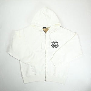 STUSSY ステューシー 25SS DICE PIG DYED ZIP HOOD NATURAL ジップパーカー 白 Size 【L】 【新古品・未使用品】 20819235