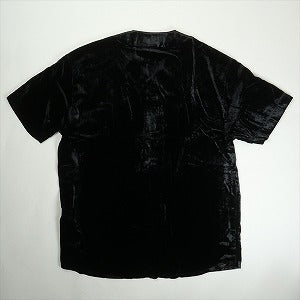 SUPREME シュプリーム 25SS Velvet Baseball Jersey Black ベースボールシャツ 黒 Size 【M】 【新古品・未使用品】 20819238