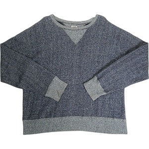 TENDERLOIN テンダーロイン T-SWEAT 霜降りクルーネックスウェット 紺 Size 【M】 【中古品-良い】 20819243